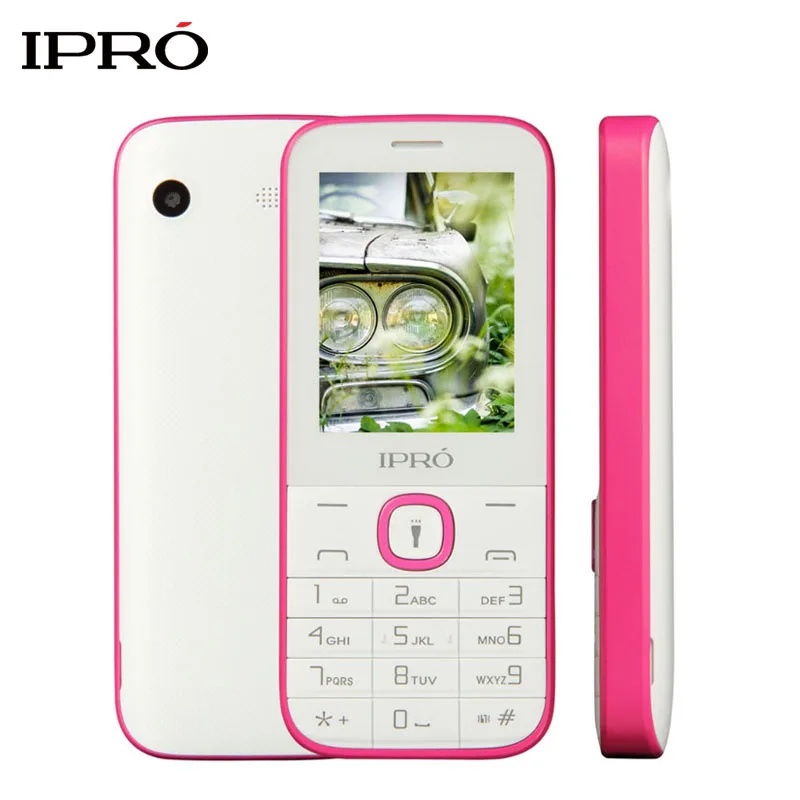 Оригинальный ipro i324f кнопочный телефон 2.4 дюймов разблокировки мобильного