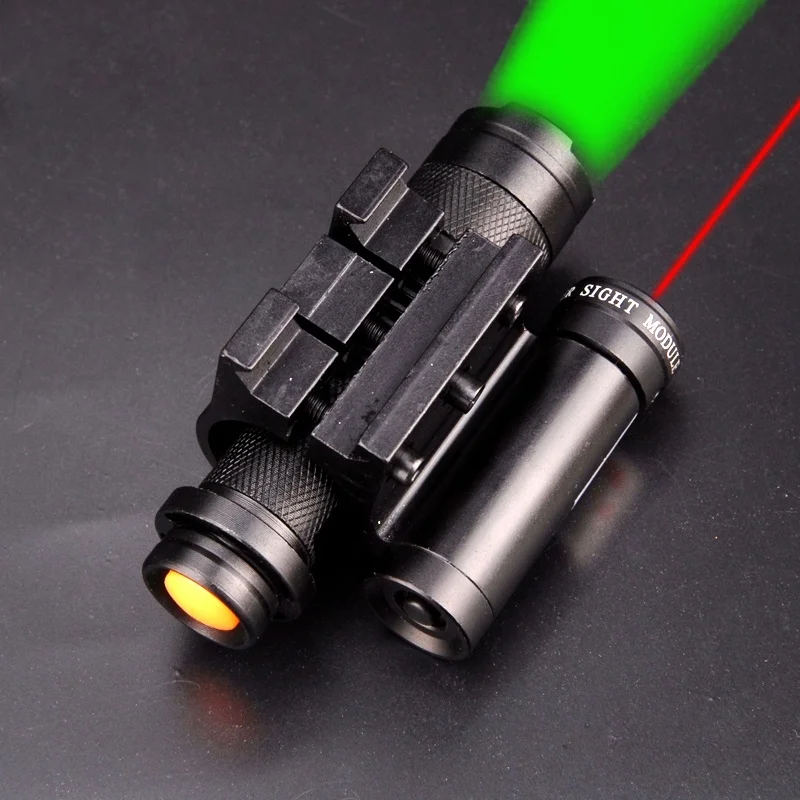 Охота Пистолет Мощный тактический винтовка red dot лазерный и мощный зеленый зум