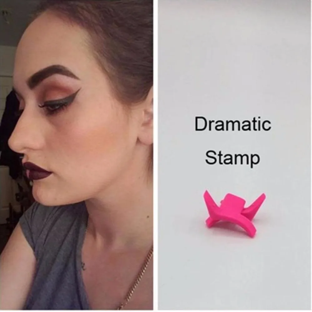 4 шт. трафарет для макияжа классический и эффектный 2 пары инструмент нанесения