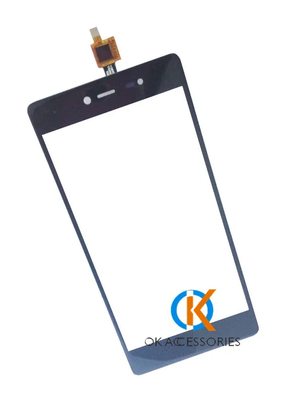 Черного цвета для Wiko Fever 4G сенсорный экран стекло дигитайзер высокое качество с