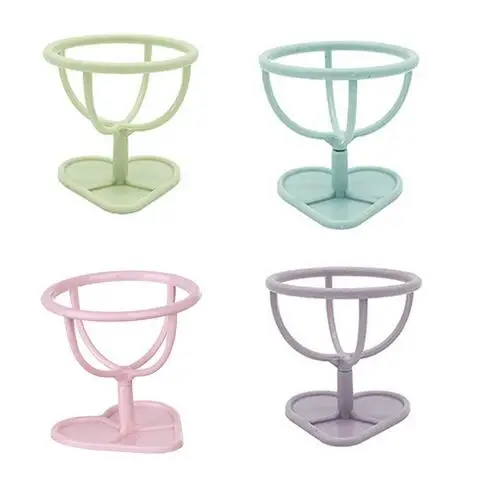New 4 Color Makeup Sponge Gourd Powder Puff Rack Egg Bracket Box Dryer Organizer Beauty Shelf Holder makeup Tool | Красота и здоровье