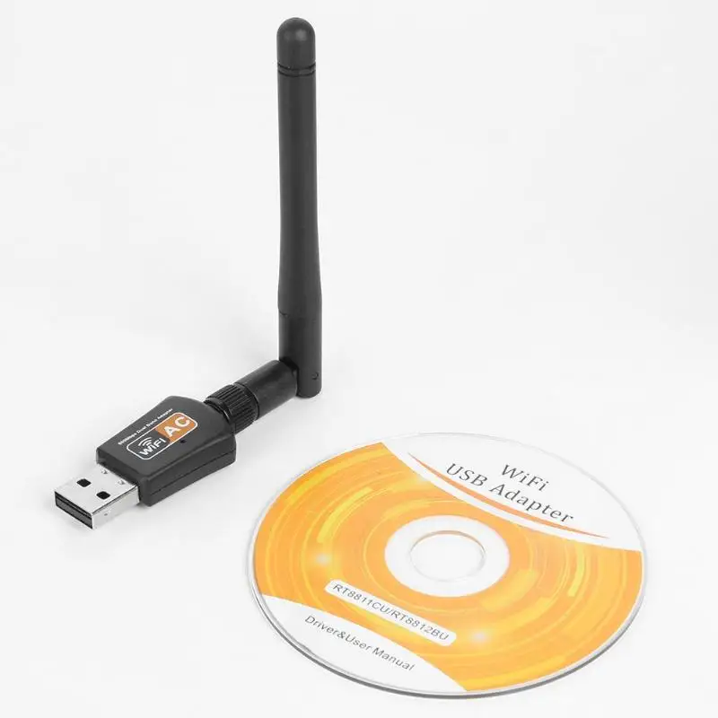Беспроводной USB WiFi сетевой адаптер двухдиапазонный USB Wifi Ethernet адаптер 600 Мбит/с 2,4/5 ГГц MT7601 сетевая карта Ключ Приемник
