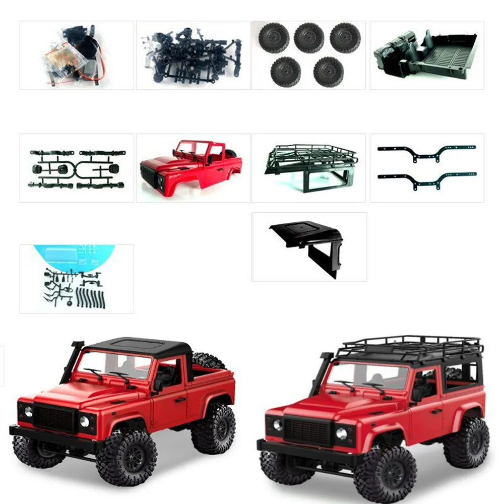 MN91K MN90 1 комплект 2 типа MN модель D90 1:12 Масштаб RC Гусеничный Автомобиль 2,4G 4WD Дистанционное управление грузовик игрушки в разобранном виде комплект Defender пикап