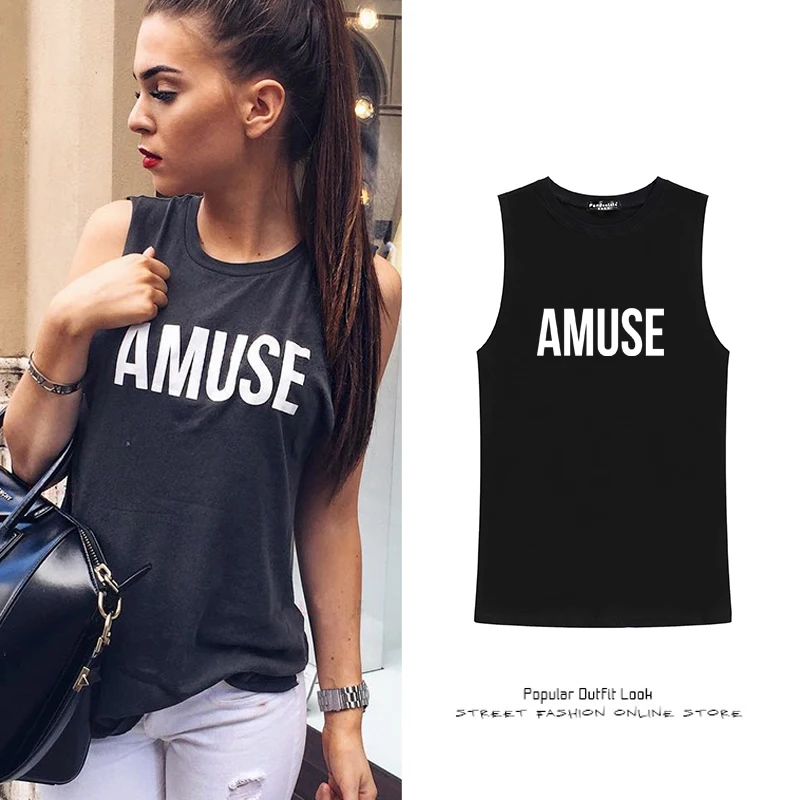 EVENLIM NEW 2018 Black 100% Cotton Sleeveless T-shirts Women Summer Top Streetwear Print Letter O-neck tee shirt femme T7C03 | Женская