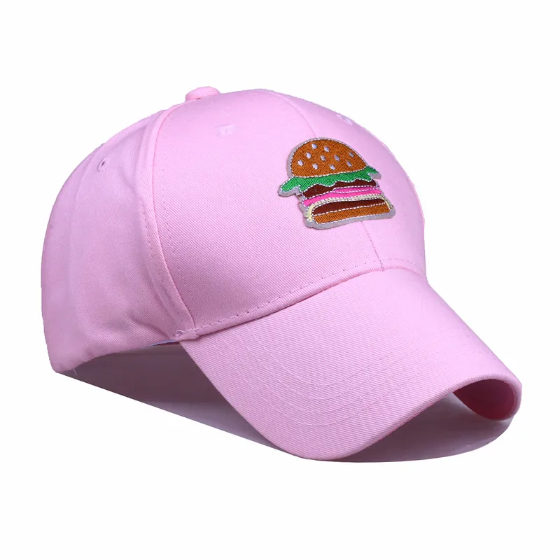 Cruoxibb Мода 2017 г. милые крутые гамбургер Casquette бейсболка для женщин мужские шляпы и