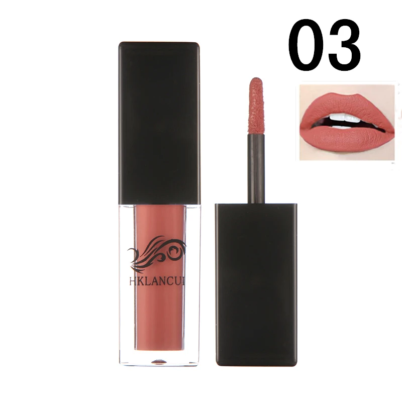 1803-3 12 Colors Lips Gloss Makeup Waterproof Lipgloss Matte Velvet Liquid Lipstick Make up Maquiagem Lip Blam Cosmetics Tools - Цвет: 1803-3