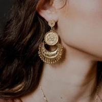 miara l temperament female vogue to restore ancient ways tassel earring ear nail individual matches adorn article
