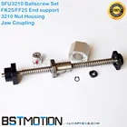 Шариковый винт 3210, 400, 500, 600, 700, 800, 900, 1000, 1100, 1200, 1300 мм, FK25, поддержка FF25, SFU3210, шариковая гайка, кронштейн, Щековая муфта