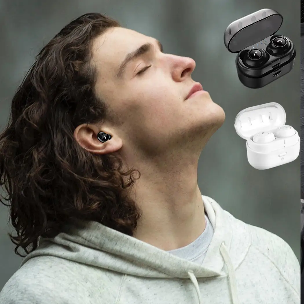 Battery Compartment Stereo Mini Binaural Invisible Power Display Support Music Call Function Wireless Headset | Электроника