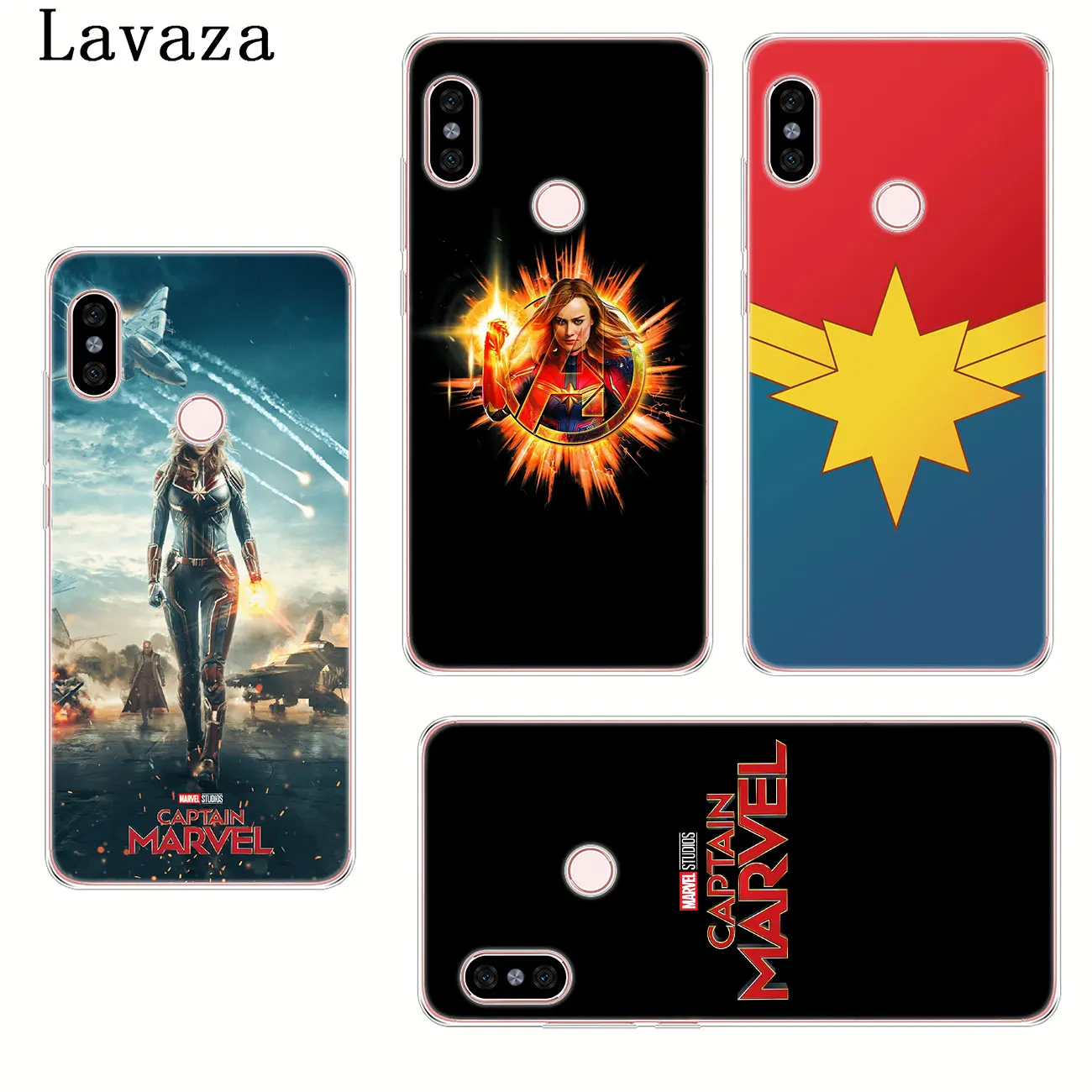 Твердый чехол для телефона Lavaza Captain Marvel Cat Xiaomi Redmi K20 8A 7A 6A Note 8 8T 7 5 6 Pro 4