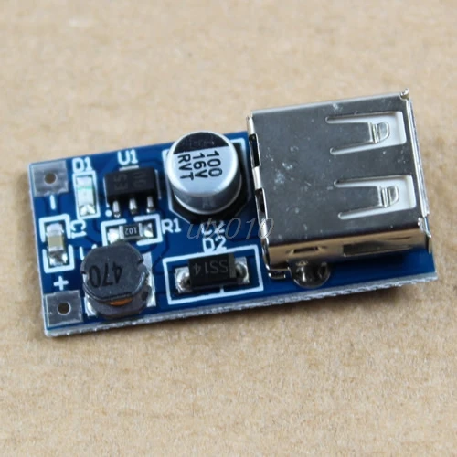 1 шт. 0,9-5 в до 5 В 600 мА USB зарядное устройство DC-DC конвертер Повышающий Модуль Apr и Прямая поставка
