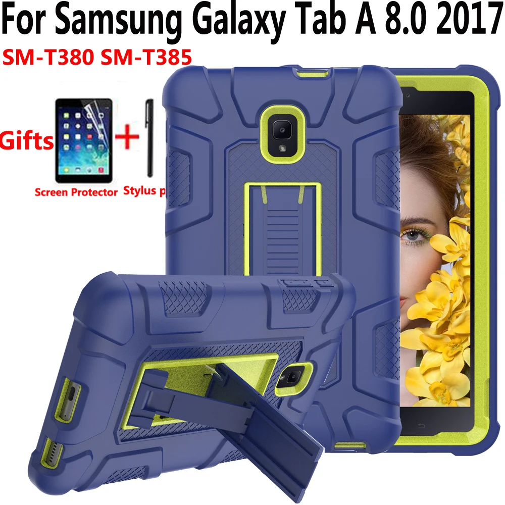 Чехол для планшета Samsung Galaxy Tab A 8 0 2017 T380 T385 SM силиконовая детская Противоударная