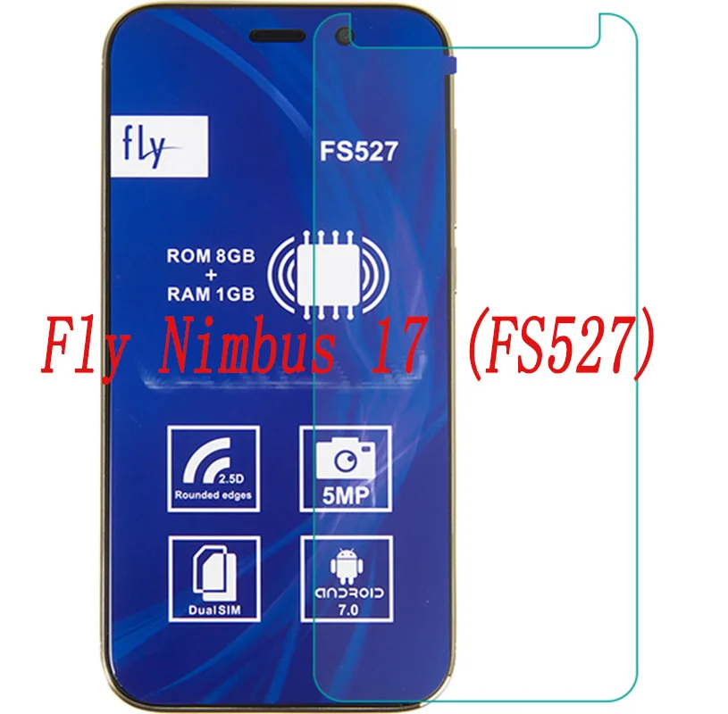 Закаленное стекло для смартфона Fly Nimbus 17 FS527 9H Взрывозащищенная защитная пленка