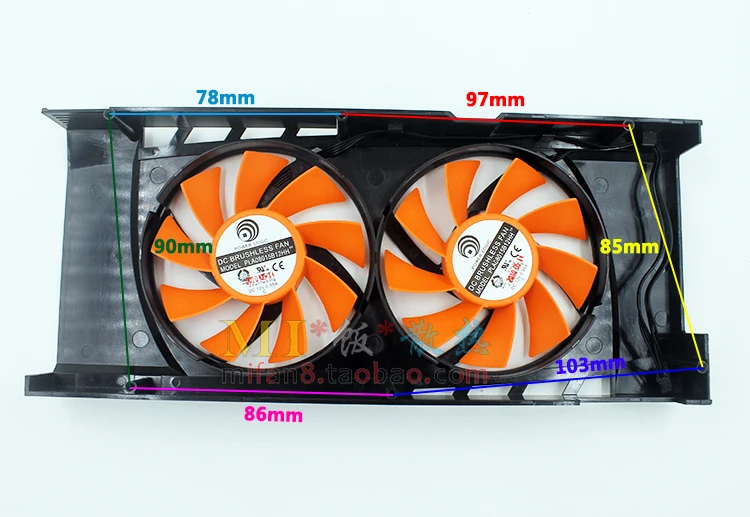 Новый оригинальный вентилятор графической карты GTX465 GTX470 | Компьютеры и офис