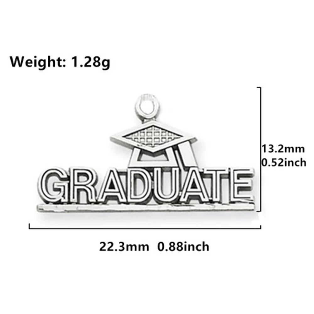 2021 Посеребренная шапка с подвеской в античном стиле для выпускного класса 2017
