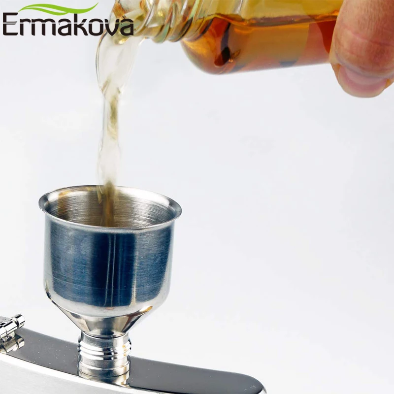 ERMAKOVA 2 шт. ABS соевое масло для соуса уксуса заливка Носик Бутылка для вина для ликера затычка из нержавеющей стали кухонная Воронка для колбы