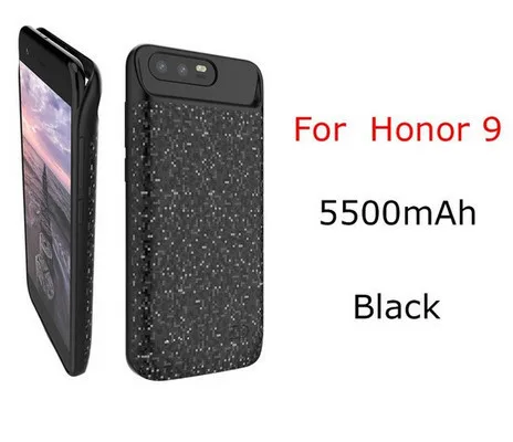 For Honor 9 5500mAh Neng 5500 мАч Батарея чехол для Honor 8 9 10 Lite Мощность внешний зарядный чехол для huawei P30 P20 Lite рro Мощность банка - Цвет: For Honor 9 5500mAh