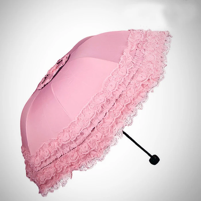 Новый женский кружевной зонт с защитой от дождя и солнца милый принцессы