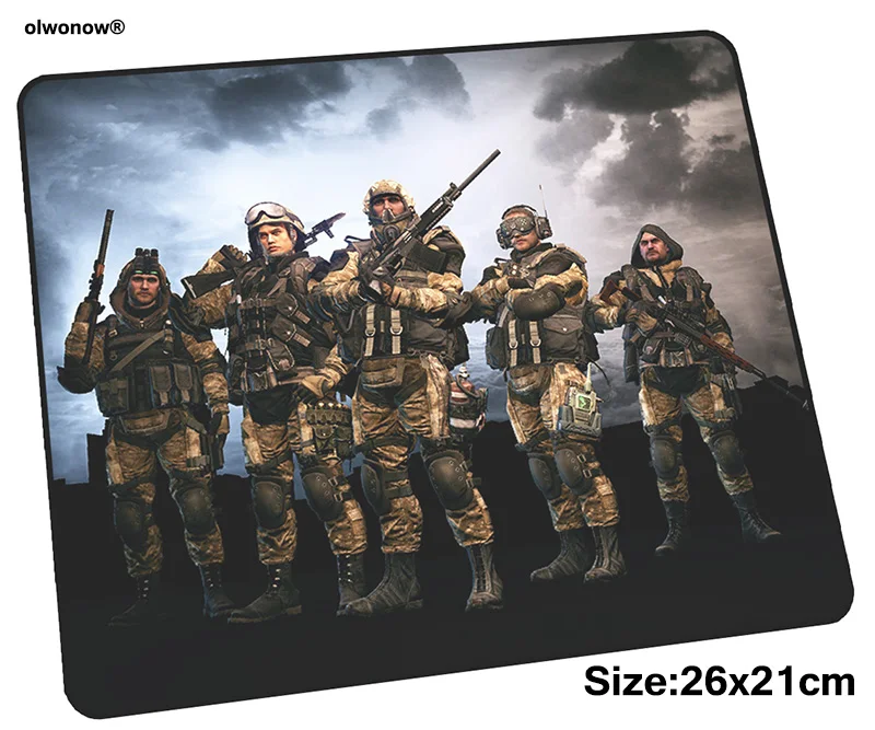 Игровой коврик для мыши warface большой игровой компьютерной 26 х21 см подставка