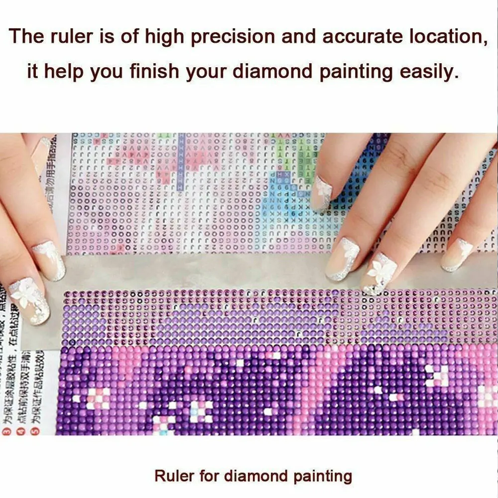 Stainless Steel Diamond Painting Ruler for DIY Sewing Embroidery Accessories | Инструменты