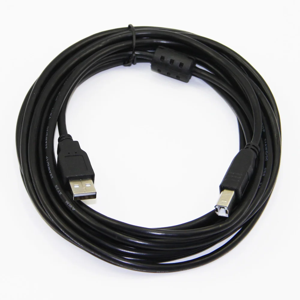 Lballist USB 2,0 кабель USB для принтера type A Male to type B Male фольга плетеная(внутри) экранированная 30 см 50 см 1 м 1,5 м 1,8 м 3 м 5 м