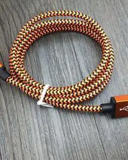 Usb кабель для зарядки, плетение, нейлон, для Apple, Android, samsung, 1 м, металлический алюминиевый сплав, кабель для передачи данных, Прямая поставка - Цвет: Gold for Apple