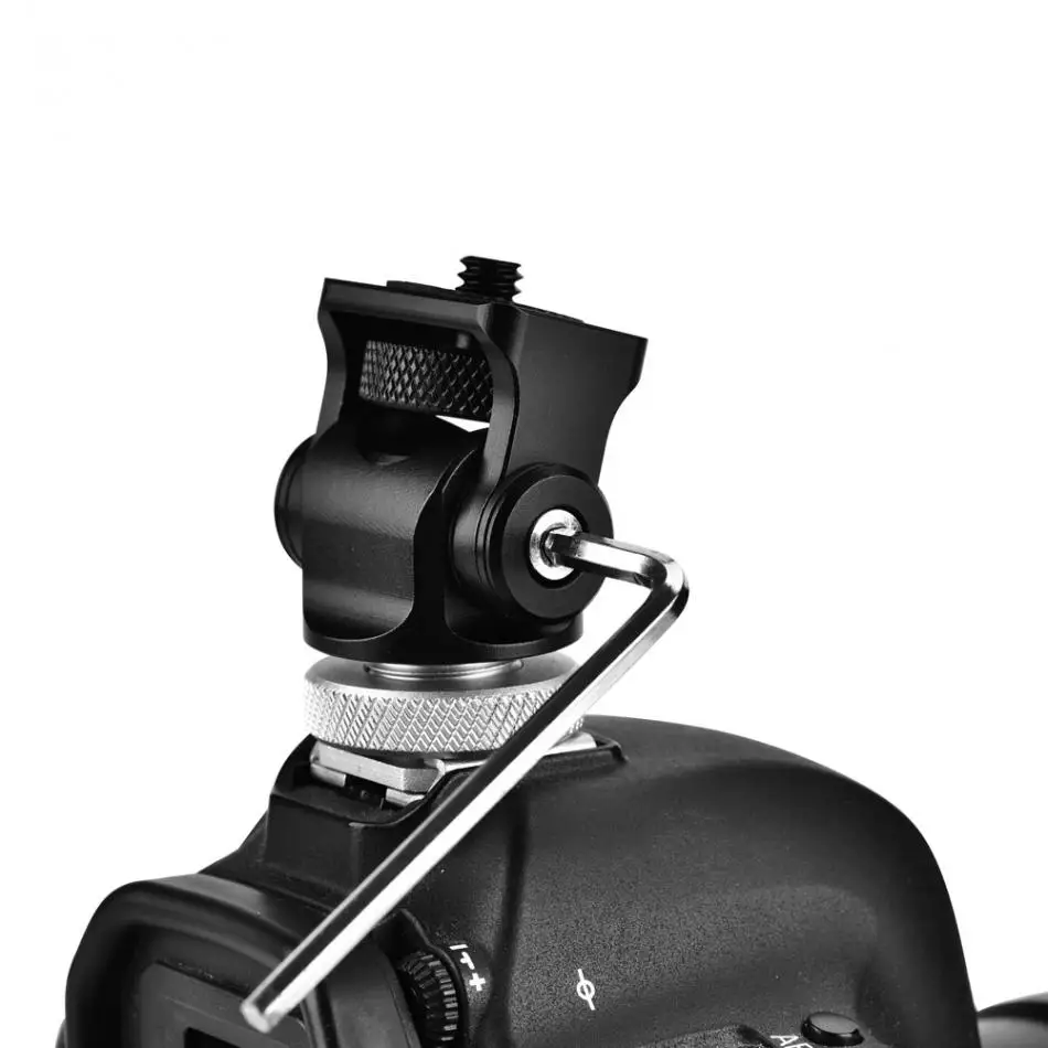 Горячий башмак регулируемое крепление монитор вспышка адаптер держатель микрофона держатель для видеокамеры фотография для Canon Nikon sony
