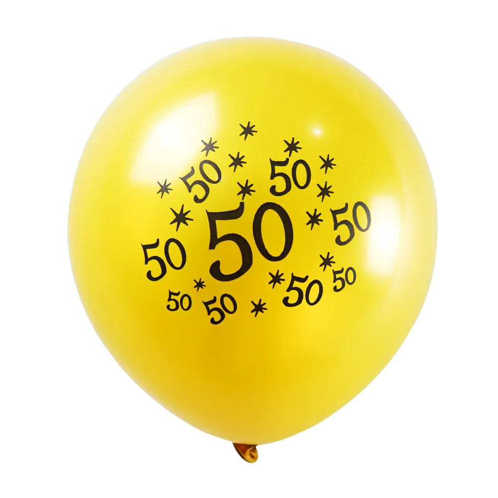 Веселые украшения на день рождения с надписью HAPPY 50th баннеры для душа ночные