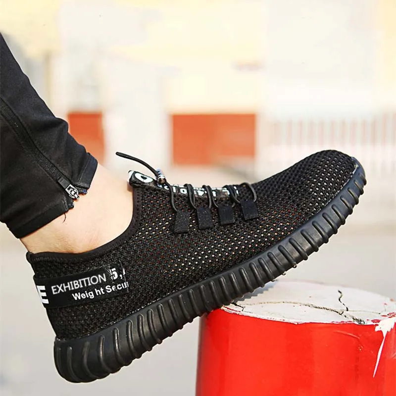 Мужские рабочие ботинки с металлическим носком мужские камуфляжные защитой от