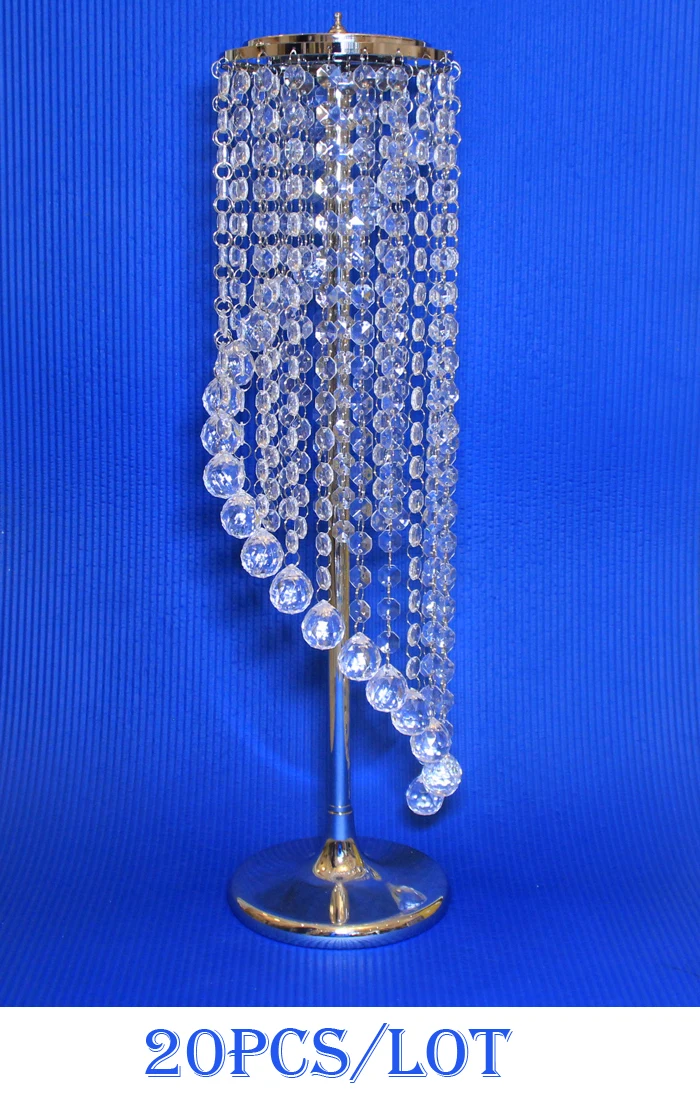 

Wedding Acrylic Crystal Table Centerpiece Crystal pillar/22" Tall/Wedding Chandelier,Wedding Decoration