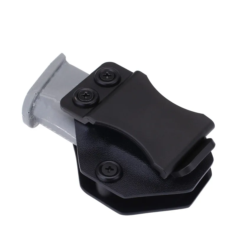 Glock 43 mag holster Glock 43 Kydex кобура внутри пояса IWB подсумок для магазинов чехол для кружек Скрытая переноска 9 мм G43 6 круглый зажим CCW чехол - Цвет: Glock 43 mag holster