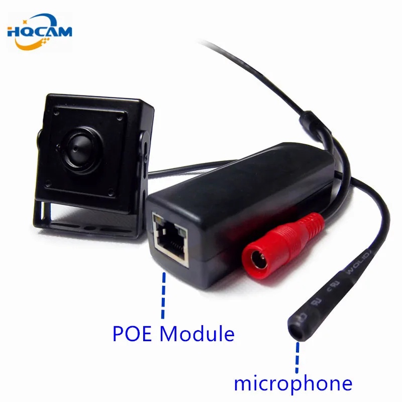 Мини ip камера HQCAM 720P poe мини микрофон onvif p2p|ip camera poe|poe cameraip |