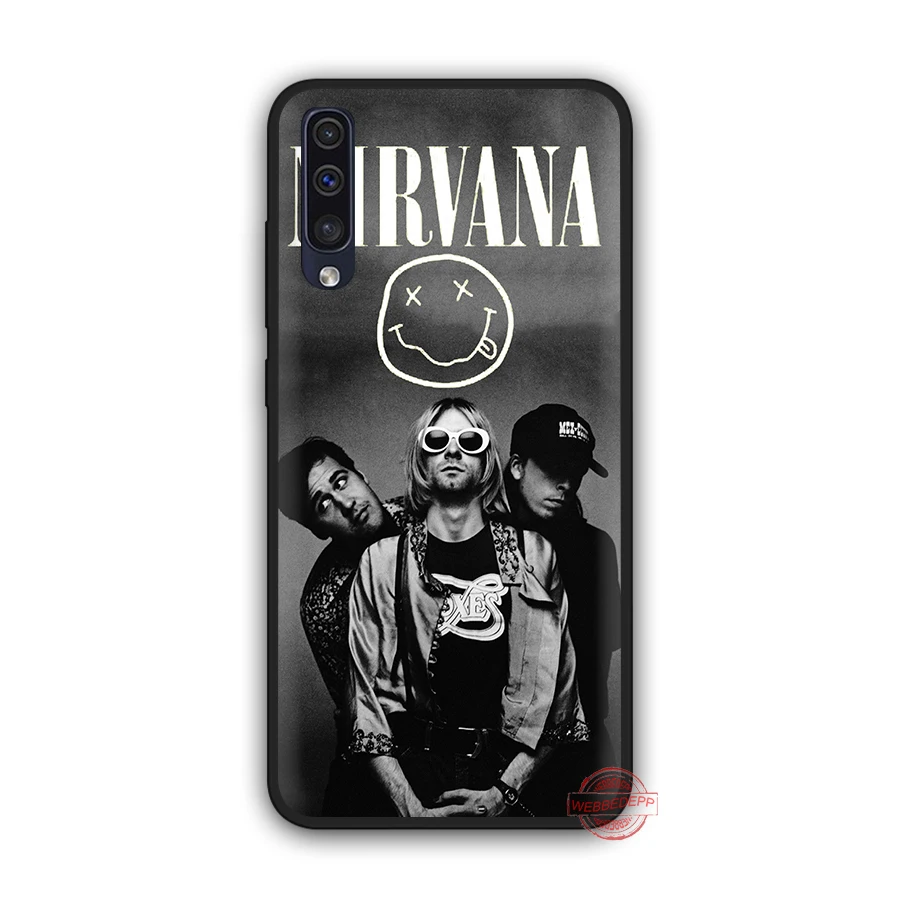 1 WEBBEDEPP Nirvana Kurt Cobain мягкий чехол для телефона для samsung A50s A40s A30s A20s A10s A60 A70 M10 M20 M30 M40 чехол s - Цвет: 1