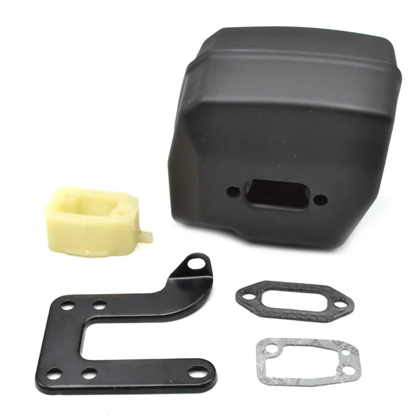 Chainsaw Muffler Exhaust with Support Manifold Intake Pipe Gasket Set fits Husqvarna 61 66 266 268 272 Parts 503 40 64-02 | Инструменты