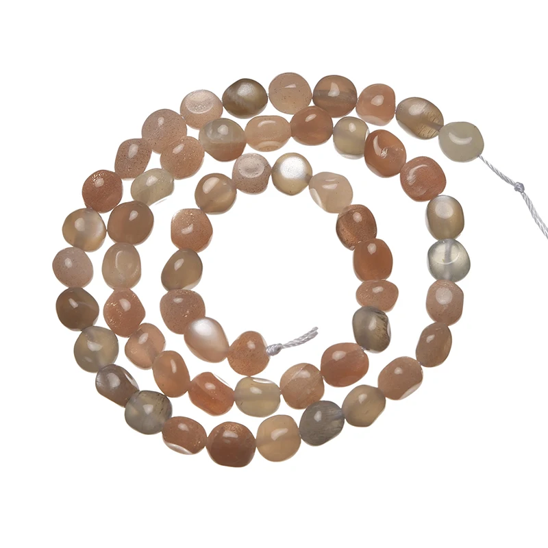 

Irregular 5-10mm SunStone Beads Making Handmade Bracelets Accessories 16inch H723