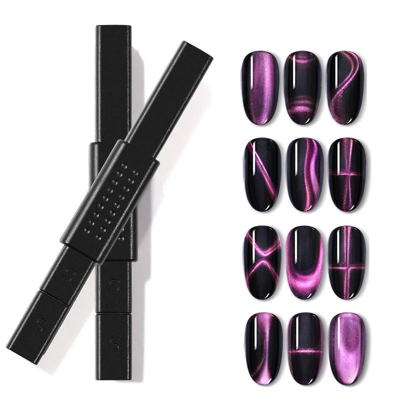 12 стильных многофункциональных магнитных палочек для ногтей с двойной головкой