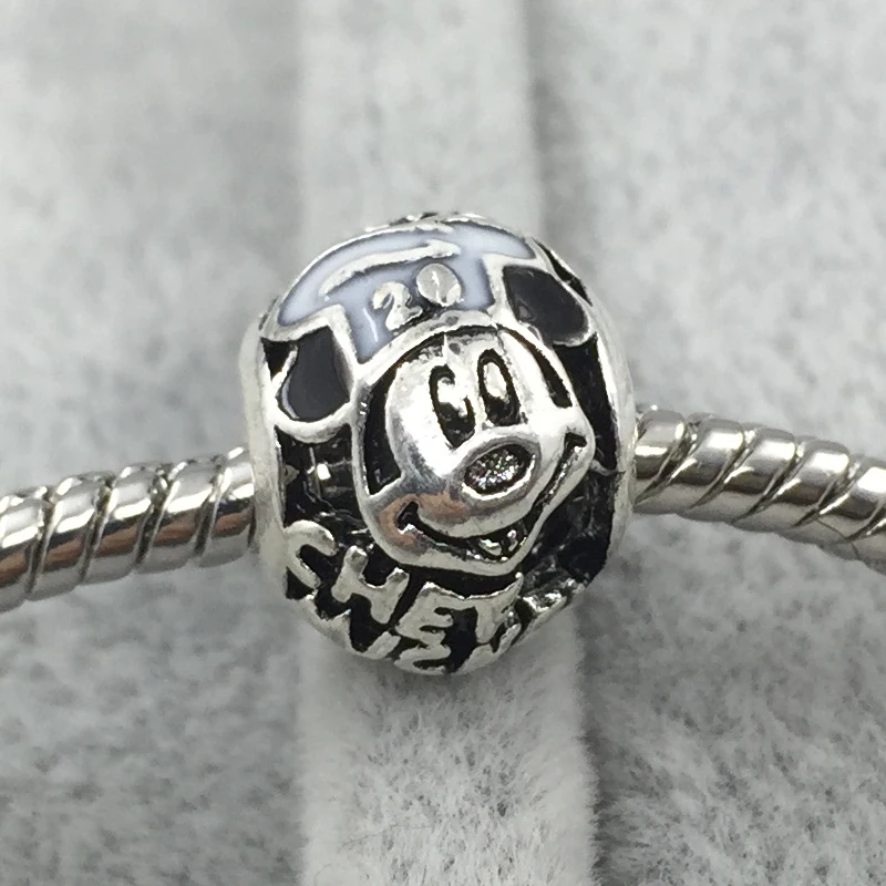 Ажурные европейские бусы с Микки Маусом для шеф повара очаровательные браслеты и