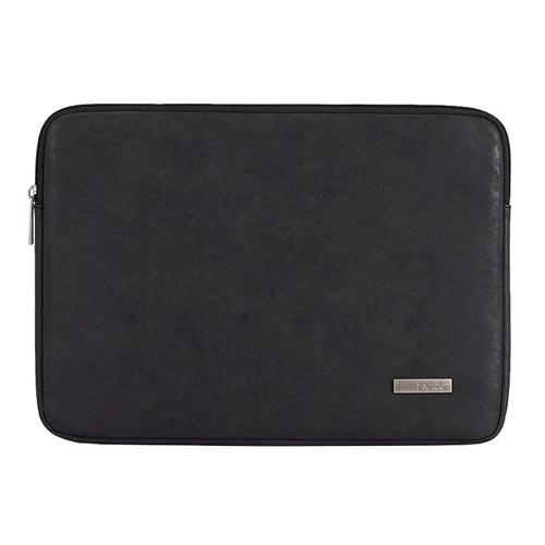 Black Новая брендовая сумка из искусственной кожи для ноутбука 1", 14", 1", 15,6", Чехол Для Macbook Air Pro 13,", 15,4", Прямая поставка L11-03 - Цвет: Black