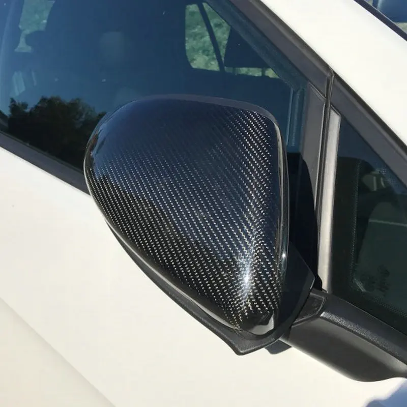 Kibowear пара для VW Golf GTI 7 MK7 R 5 углеродное волокно боковое зеркало крышки крыла