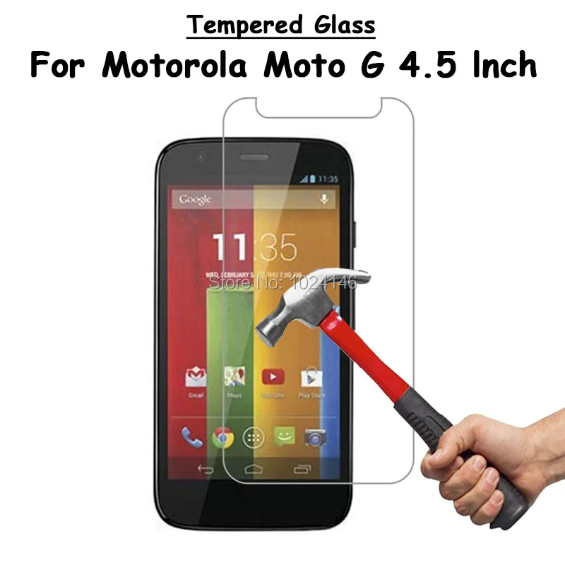 Для Motorola Moto G 1st Gen XT1032 4 5 &quotпрозрачное закаленное стекло Защита экрана Ультра