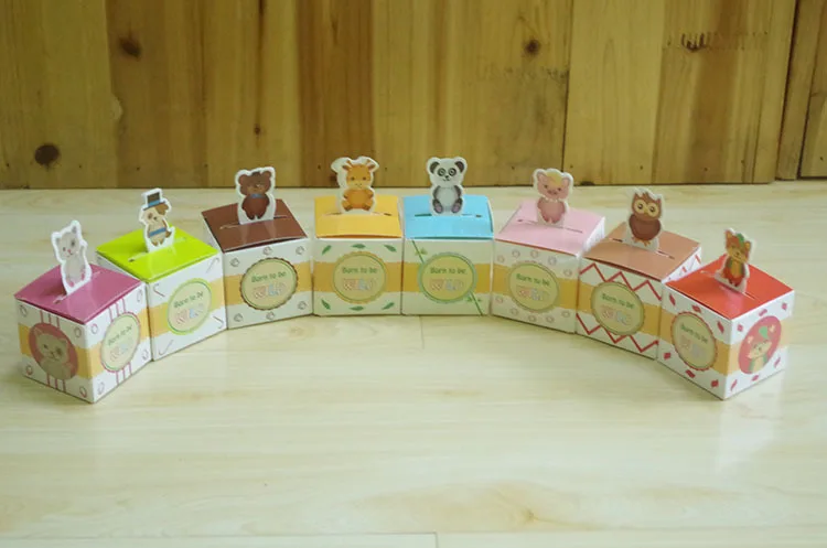 Подарочная коробка с милыми животными 400 шт./лот | Дом и сад