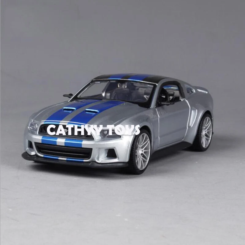 1:24 Need For Speed 2014 Ford Mustang GT 5 0 Модель литья под давлением гоночная машина игрушка для