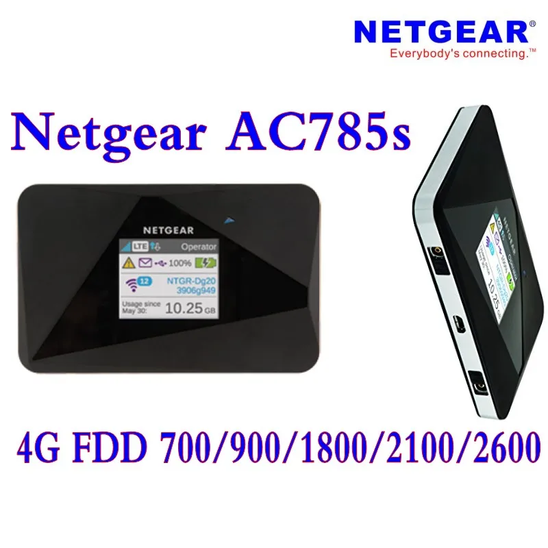 Разблокированная Мобильная точка доступа Netgear AirCard 785S (AC785S)LTE двухдиапазонный Wi Fi 2