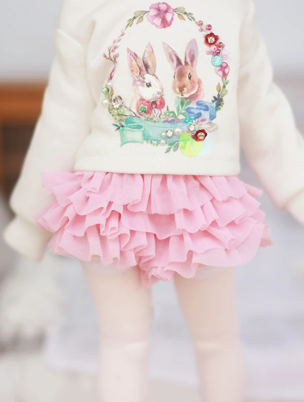 Юбка штаны для куклы BJD розовая Яркая юбка 1/3 1/4 SD DD MSD SD13 SD16 аксессуары куклы|Куклы|