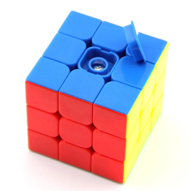 1 шт New Ен июня YJ RuiLong 3x3x3 разноцветный волшебный куб Stickerless головоломка на скорость