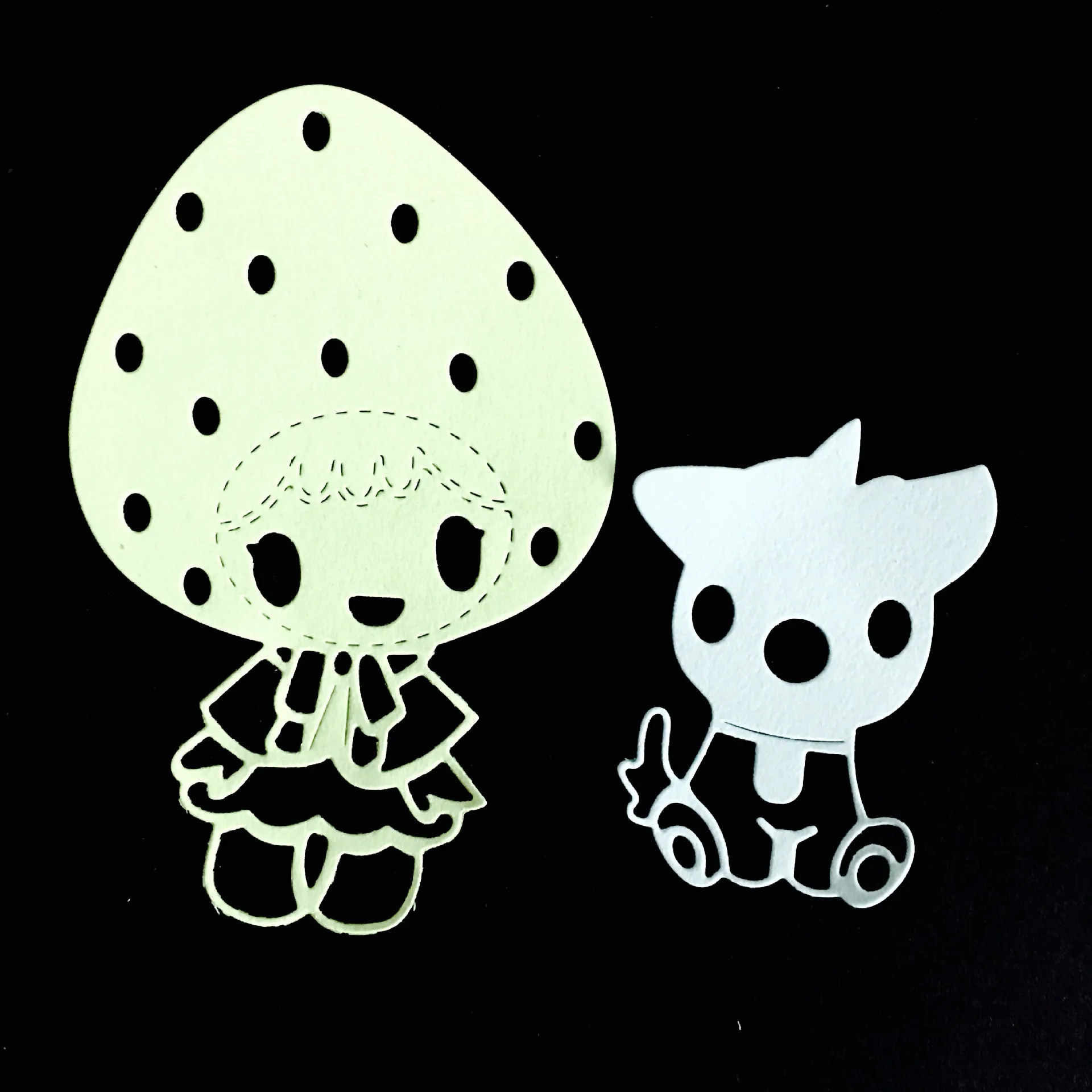 YLCD252 металлические Вырубные штампы с грибовидной головкой для скрапбукинга