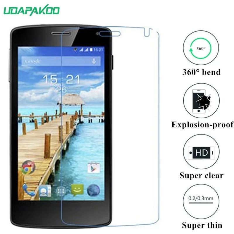 Udapakoo прозрачная закаленная (мягкое стекло) пленка для Fly iQ4417 нано