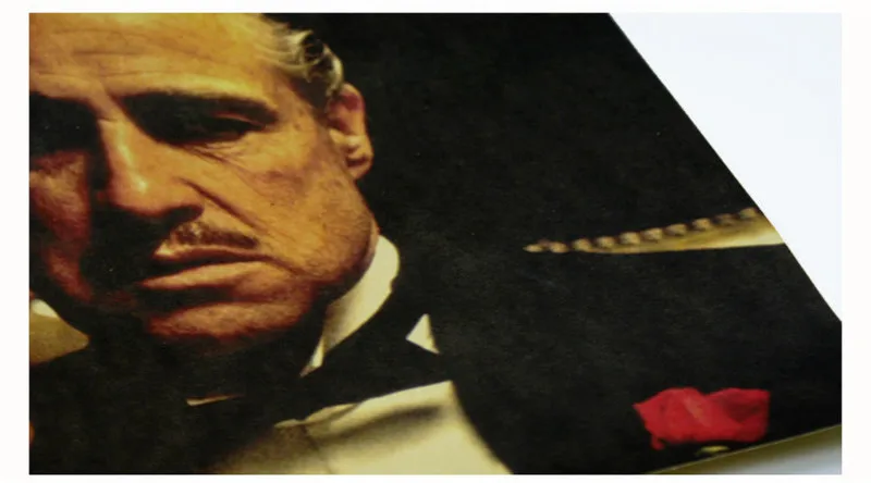 Крестный отец классический старый постер фильмов в стиле винтаж ретро