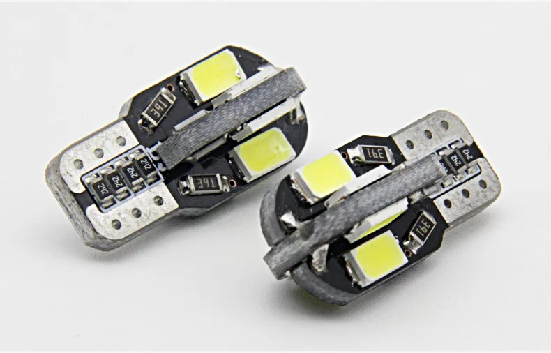 MaleCrane 4 шт T10 W5W/194 авто светодиодный светильник номерного знака 120LM 6500K белый 12V 3w