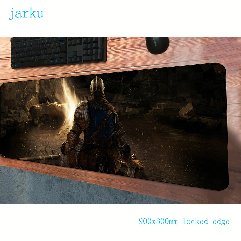 Коврик для мыши dark души компьютерный геймерский коврик 900x300x3 мм популярный